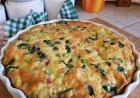 Crustless Quiche with Bacon and Veggies