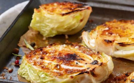 Baked Cabbage Steaks Recipe
