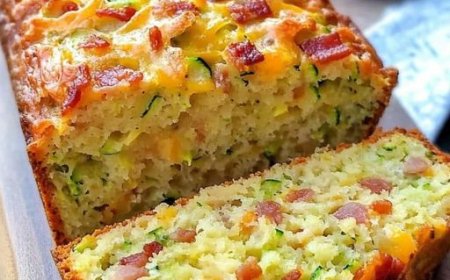 Bacon and Cheddar Zucchini Bread Recipe