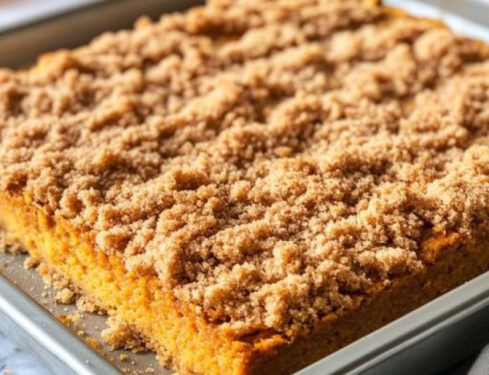Pumpkin Spice Cake with Crumb Topping Recipe