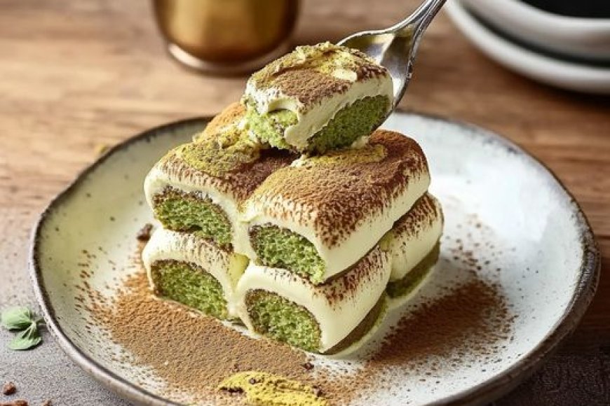 Poured Matcha Tiramisu Recipe Useful Recipes