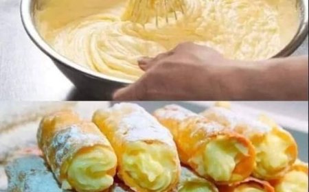 Vanilla Cream Rolls Recipe