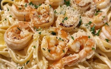 Low Carb Shrimp Alfredo Pasta Recipe