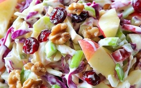 Apple Cranberry Coleslaw Recipe