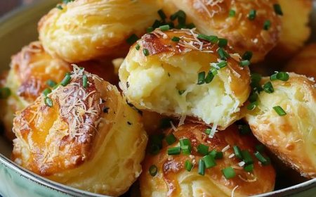 Leftover Mashed Potato Cheese Puffs Recipe