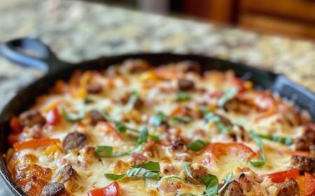Low Carb Pizza Skillet Recipe