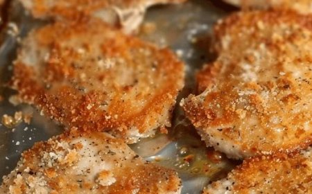 Nutritional Yeast Crusted Pork Chops Recipe