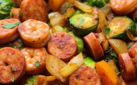 Cajun Shrimp & Sausage Skillet Recipe