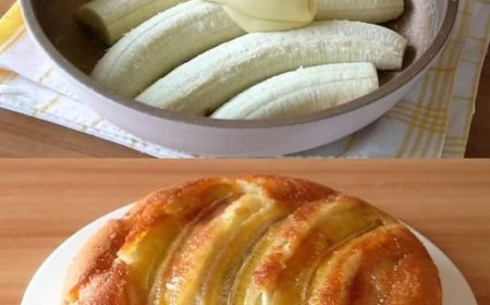Upside-Down Banana Cake Recipe