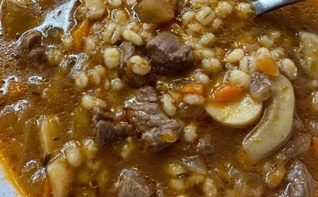 WW-Friendly Beef Barley Soup Recipe