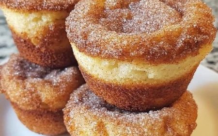 Mini Cinnamon Sugar Muffins Recipe