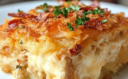 Loaded Chicken and Hash Brown Casserole Recipe