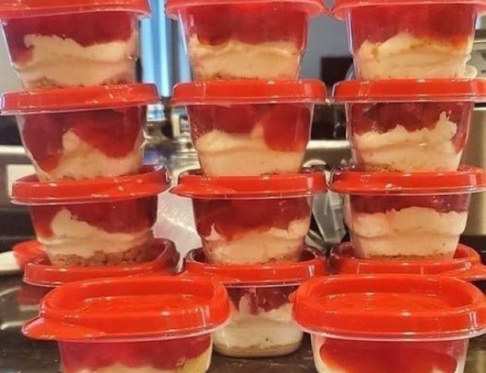 Cherry Cheesecake Jars Recipe