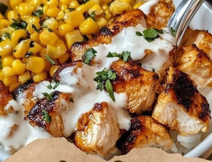 Street Corn Chicken Rice Bowl Recipe