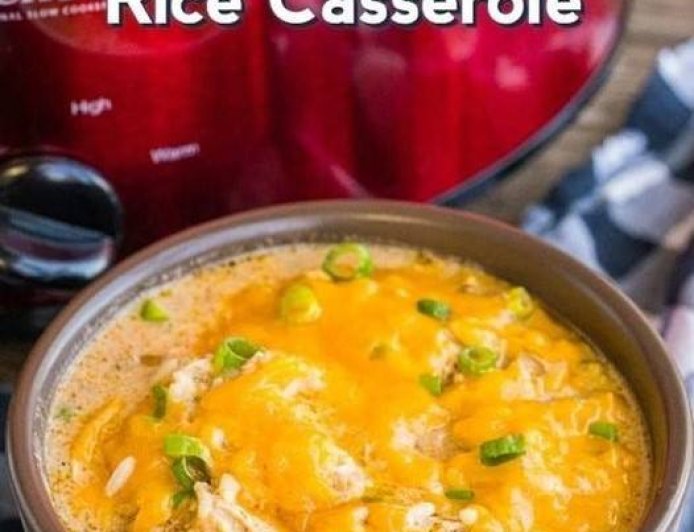 Green Chilli Chicken Rice Casserole Recipe