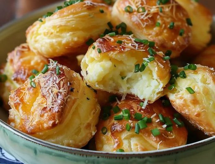 Leftover Mashed Potato Cheese Puffs Recipe