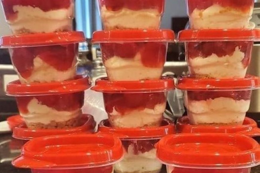 Cherry Cheesecake Jars Recipe