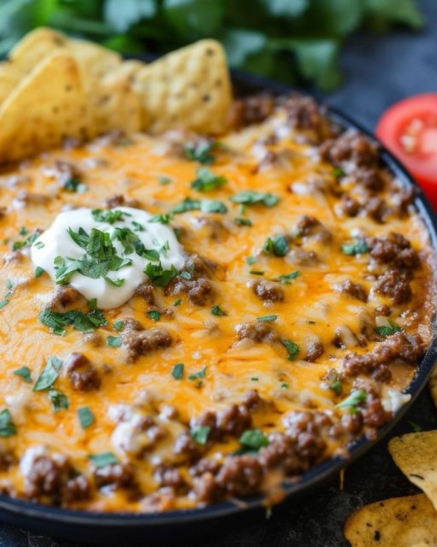 Slow Cooker Hamburger Dip Ingredients