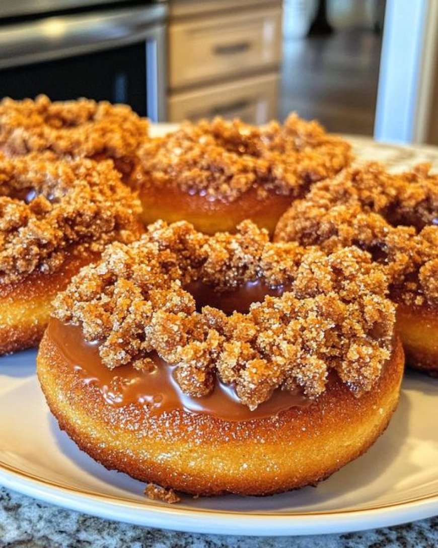 Pumpkin Donuts with Glazed Crumble Topping Ingredients