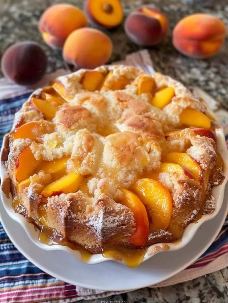 Peach Cobbler Pound Cake Ingredients