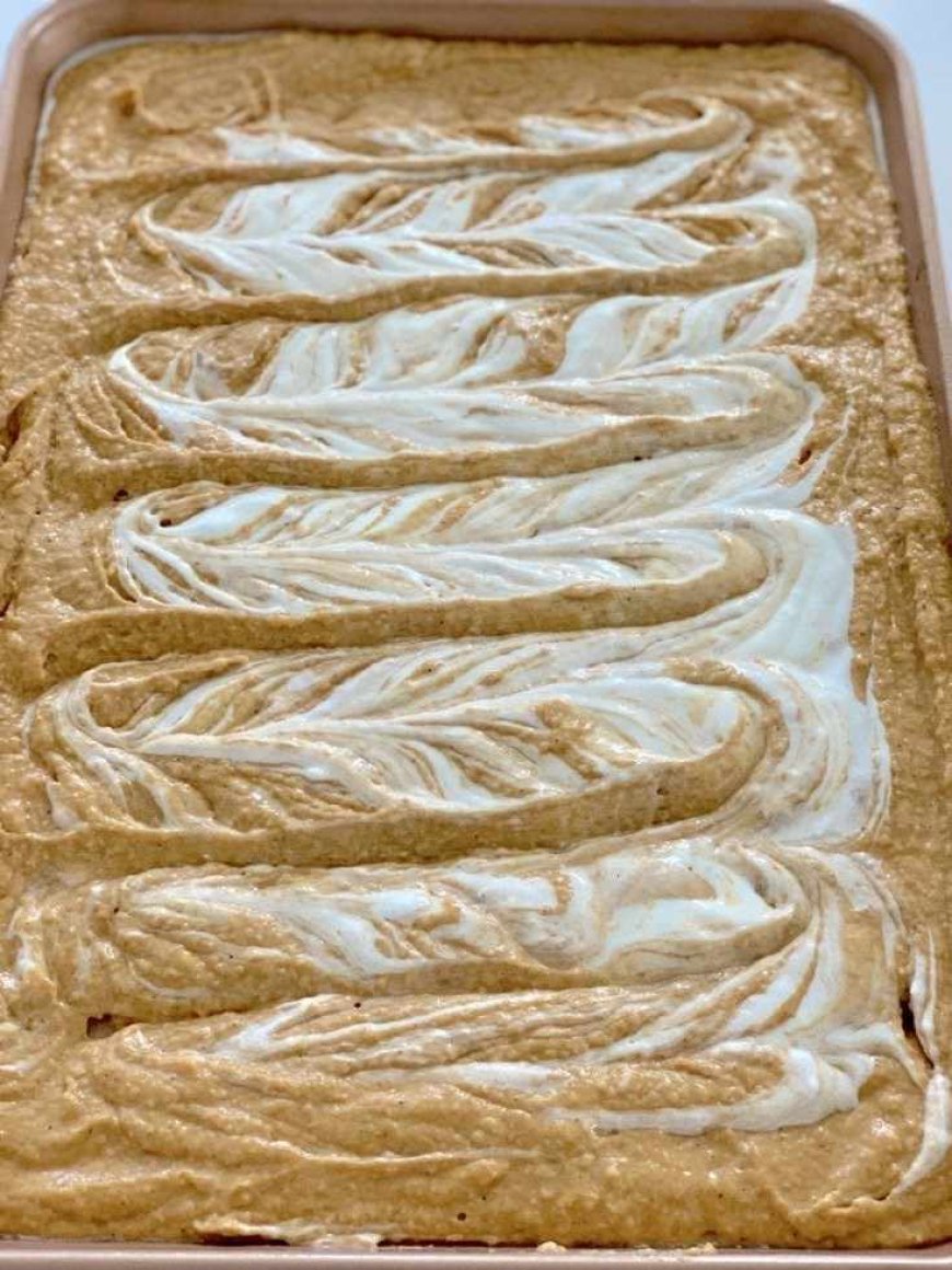 Sheet Pan Pumpkin Bars Ingredients