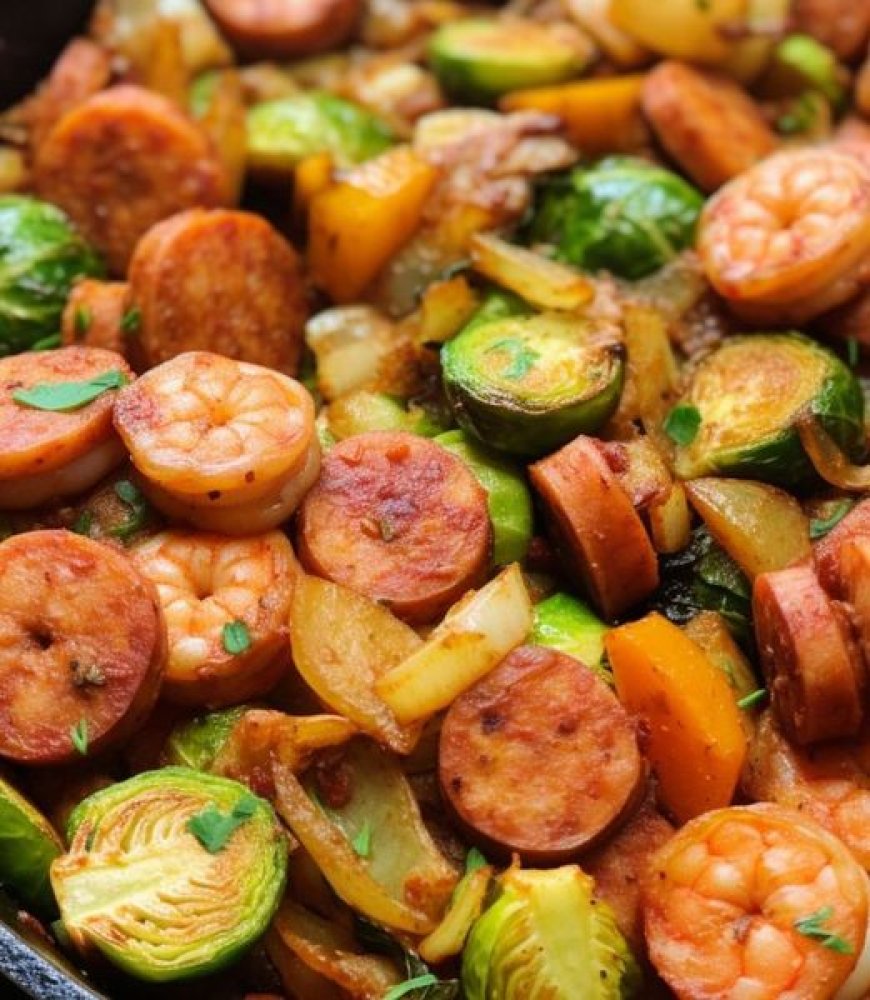 Cajun Shrimp & Sausage Skillet Ingredients