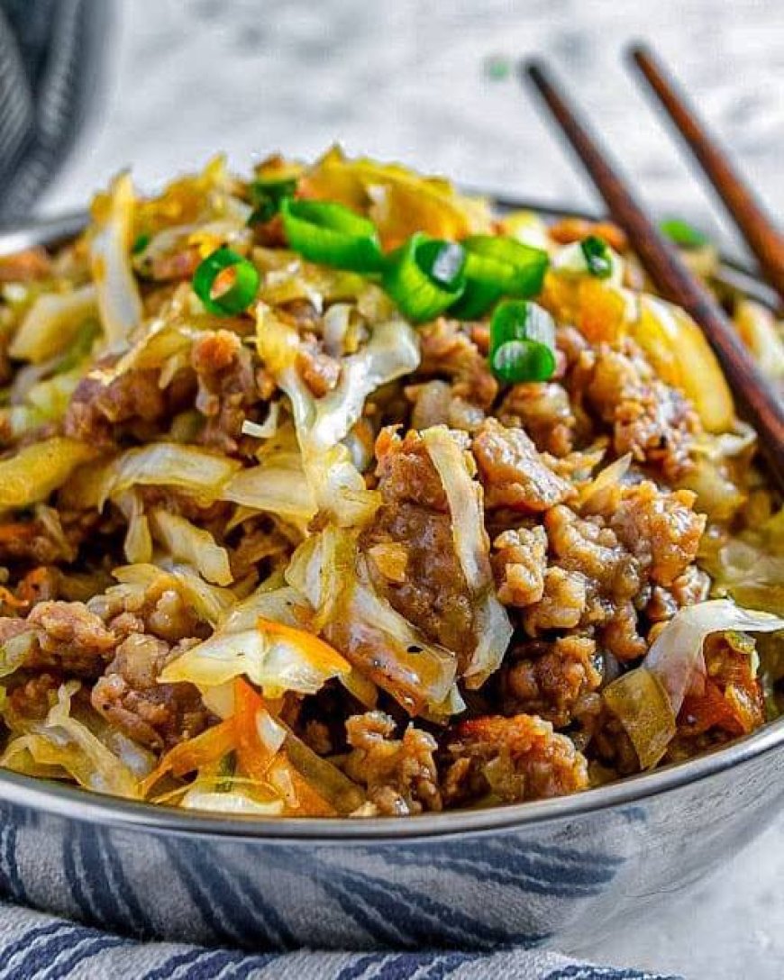 Weight Watchers Egg Roll in a Bowl Ingredients