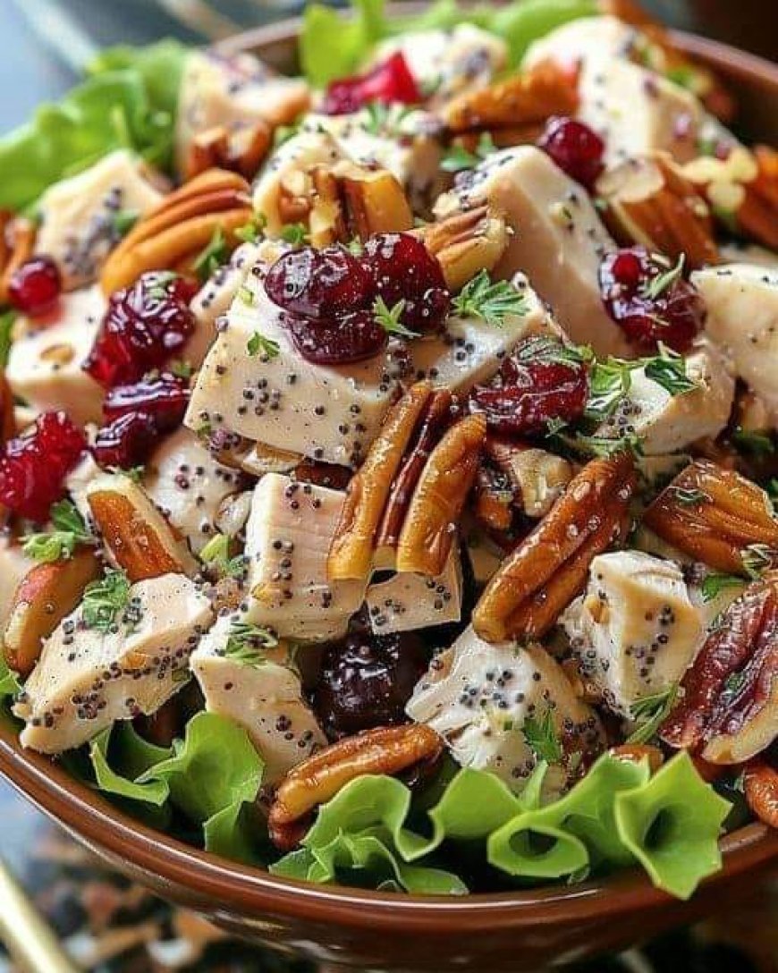 Cranberry Pecan Chicken Salad with Poppy Seed Dressing Ingredients