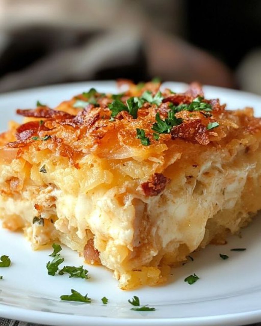 Loaded Chicken and Hash Brown Casserole Ingredients