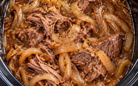Slow Cooker French Onion Chuck Roast Recipe